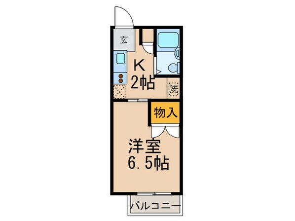 ハイツケンユーの物件間取画像